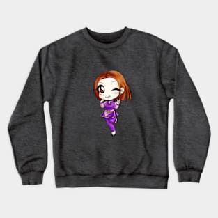 Chibi Purple Tiger Crewneck Sweatshirt